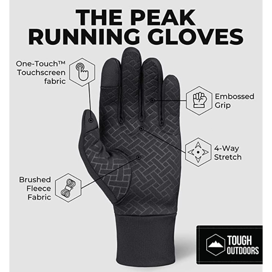 Winter Gloves - Mens Cold Weat - Running Gear Cold Weather Men avis et prix