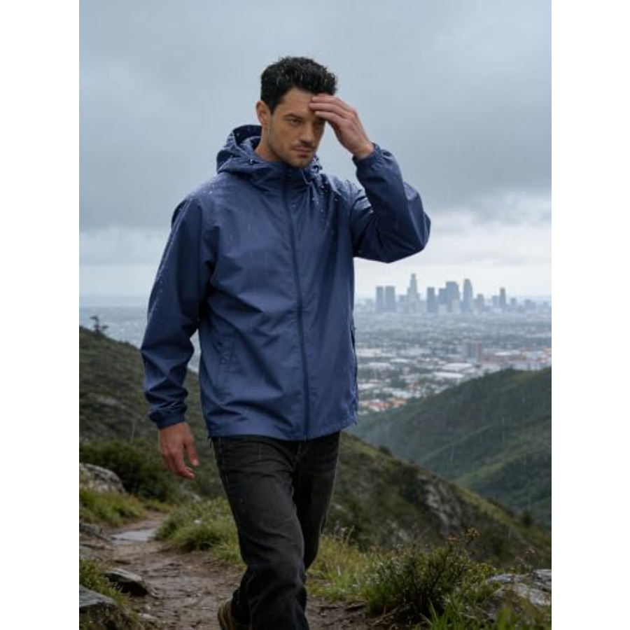 UIQUR Men's Rain Jacket Windbr - Running Gear For Rain avis et prix