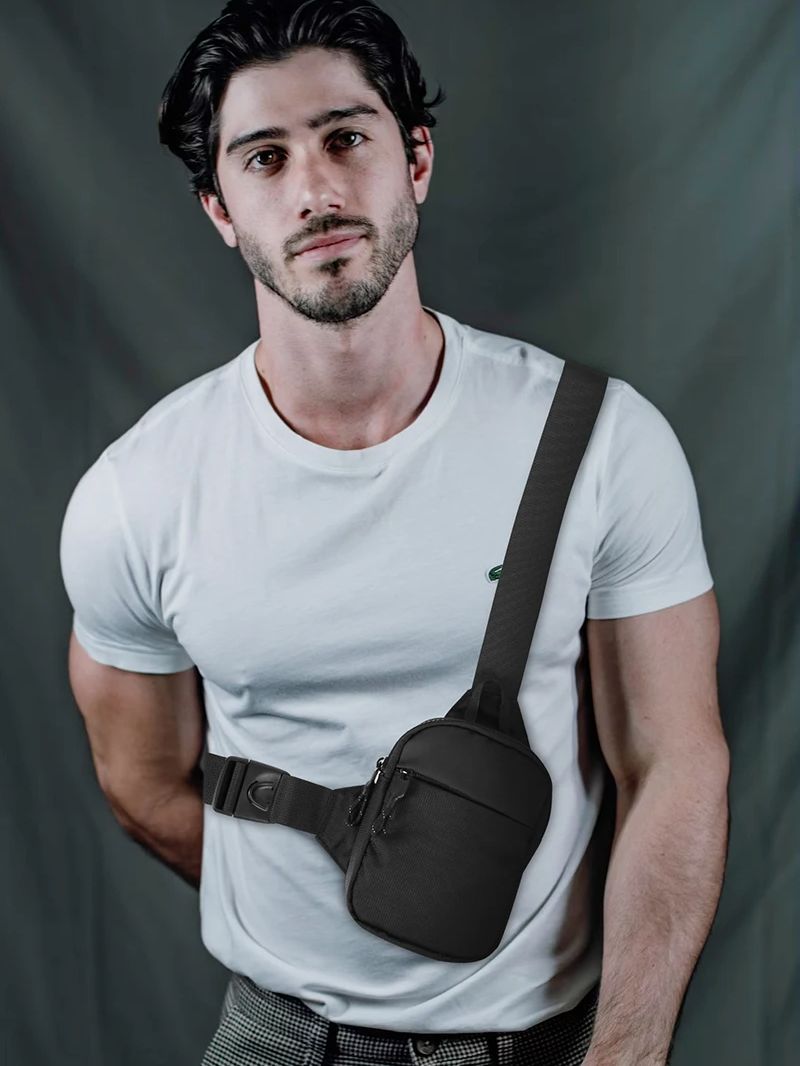 Casual Men Shoulder Chest Bag  - Running Gear Holder avis et prix