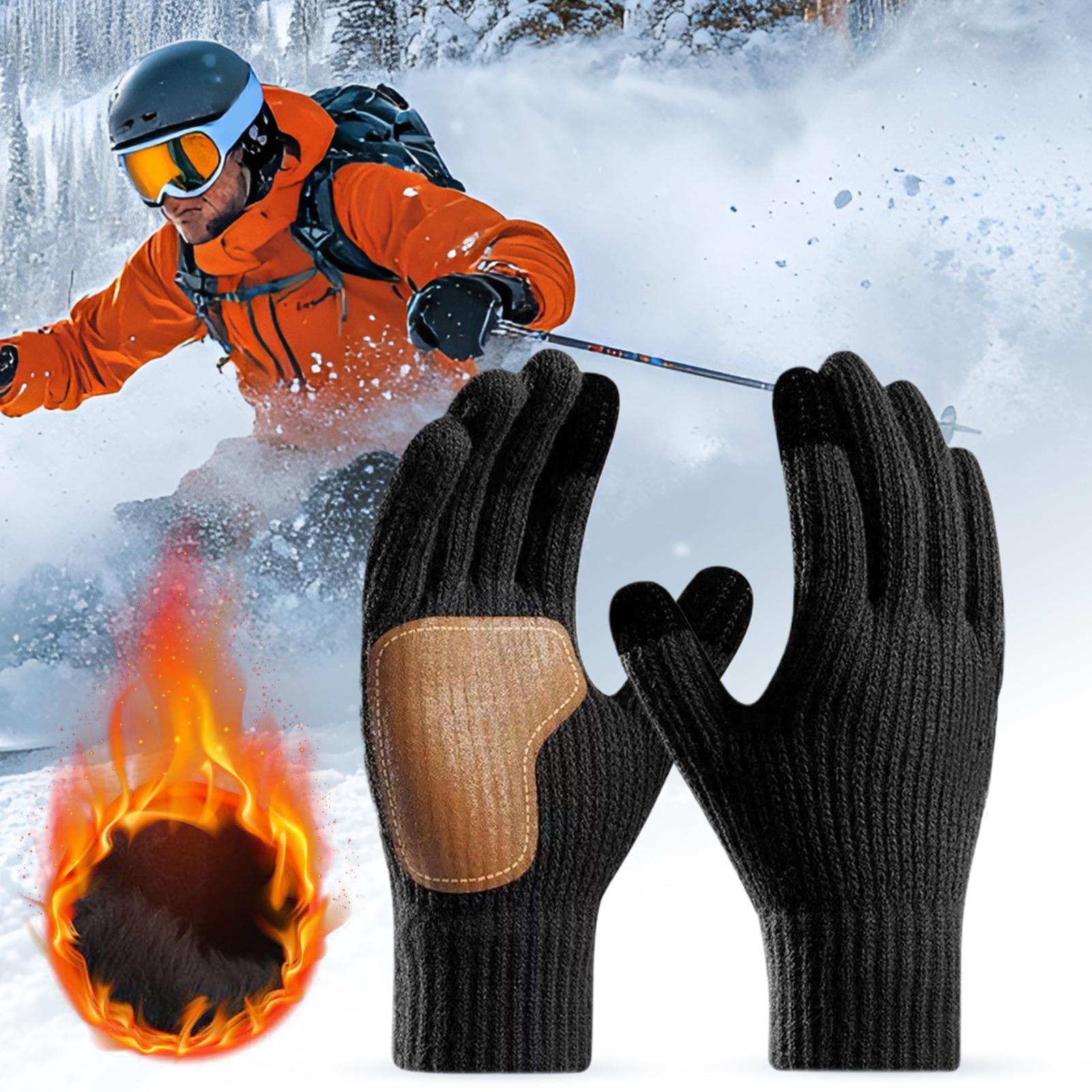 USB Heated Gloves with Touchsc - Running Gear Cold Weather Men avis et prix