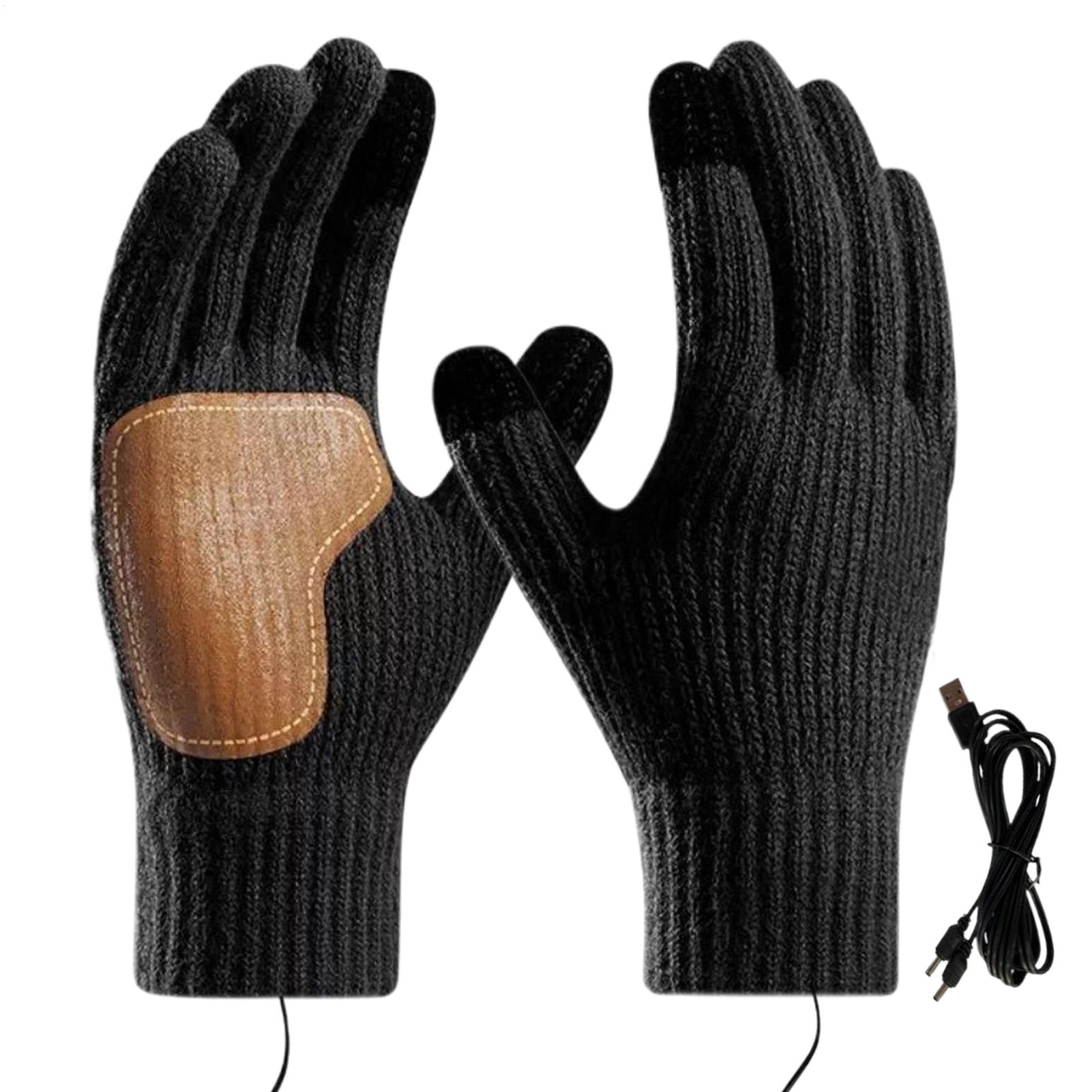 USB Heated Gloves with Touchsc - Running Gear Cold Weather Men avis et prix