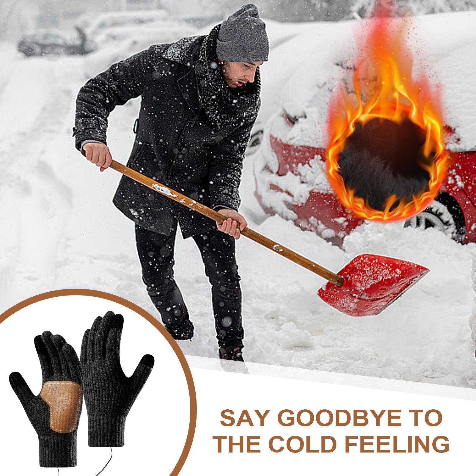 USB Heated Gloves with Touchsc - Running Gear Cold Weather Men avis et prix