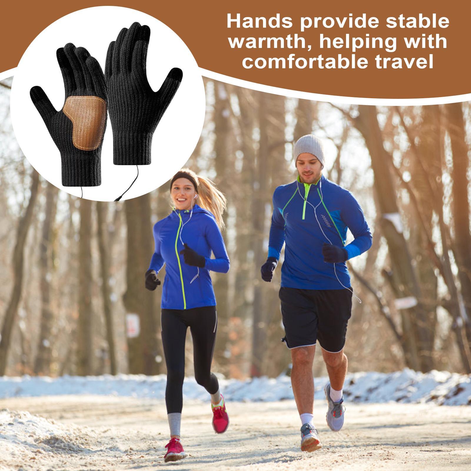 USB Heated Gloves with Touchsc - Running Gear Cold Weather Men avis et prix