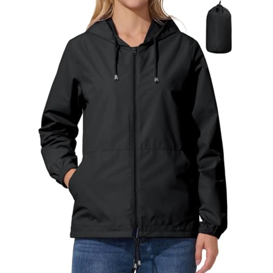 Womens Rain Jacket Lightweight - Running Gear For Rain avis et prix