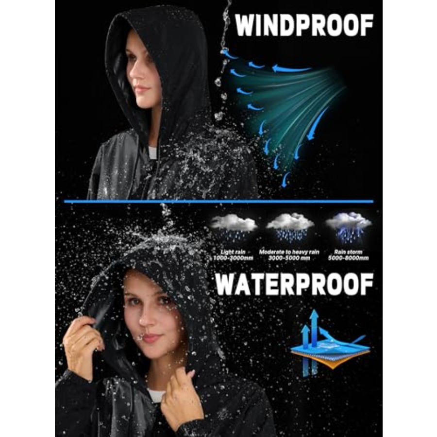 Womens Rain Jacket Lightweight - Running Gear For Rain avis et prix