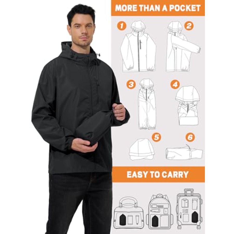 UIQUR Men's Cycling Jacket Rai - Running Gear For Rain avis et prix