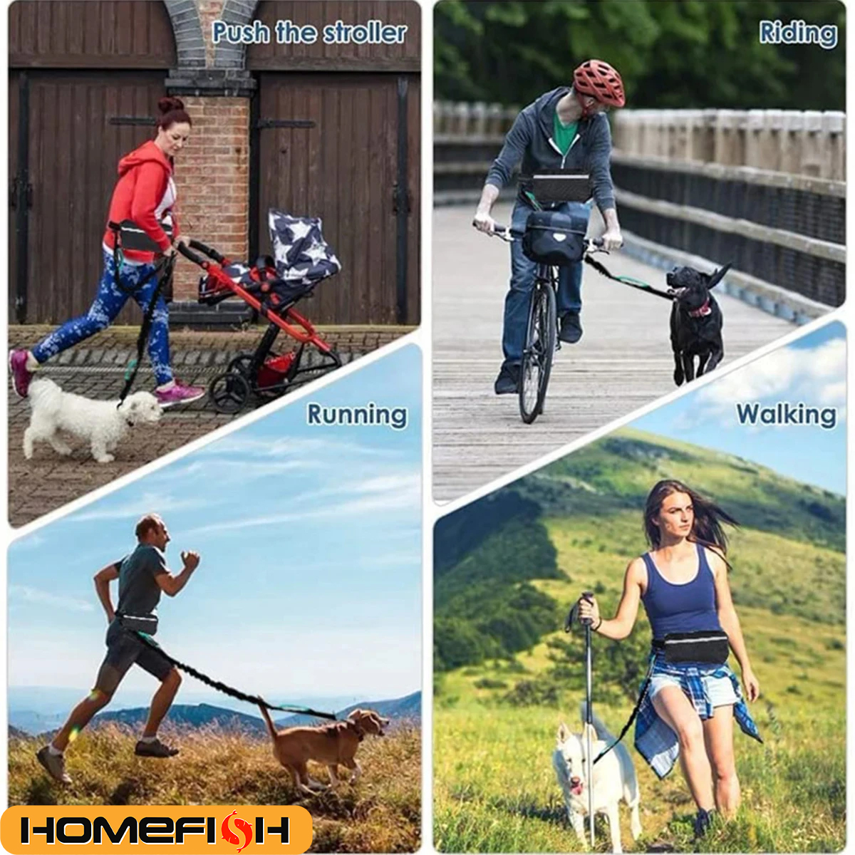 Pet Leash Pet Supplies Hands-F - Running Gear Holder avis et prix
