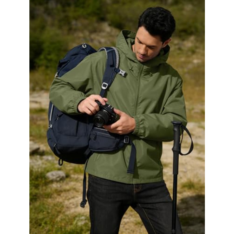 UIQUR Mens Rain Jacket Lightwe - Running Gear For Rain avis et prix