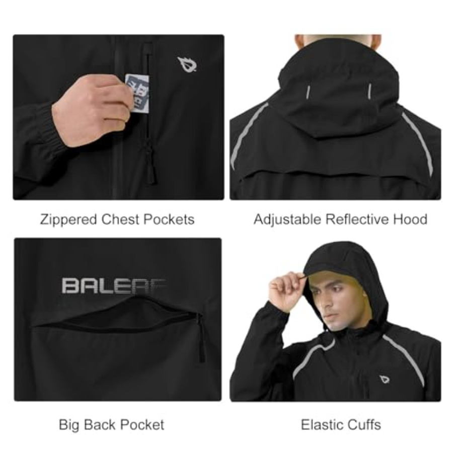 Men's Rain Jacket Waterproof W - Running Gear For Rain avis et prix