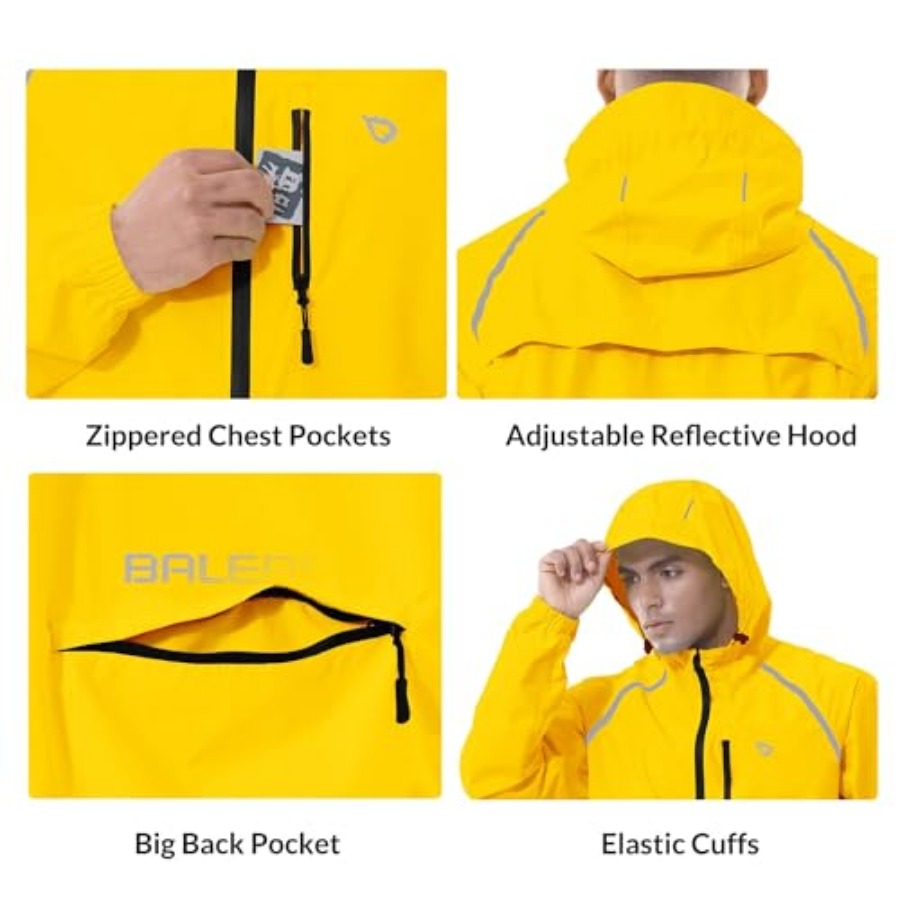 Men's Rain Jacket Waterproof W - Running Gear For Rain avis et prix