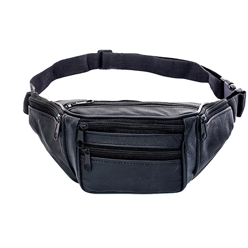 Leather Men Waist Chest Bag Th - Running Gear Holder avis et prix